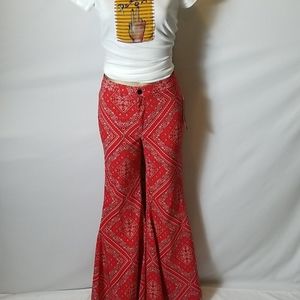 LIKE AND ANGEL 70s  STYLE BELL BOTTOM PANTS
